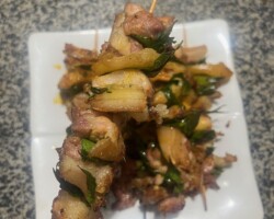 Thịt heo nướng kiểu Tây Nguyên tại Vân Long
